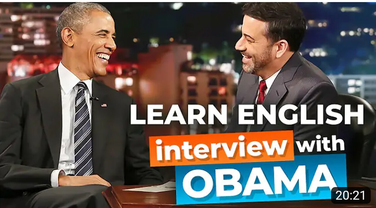 Learn English interview with Obama