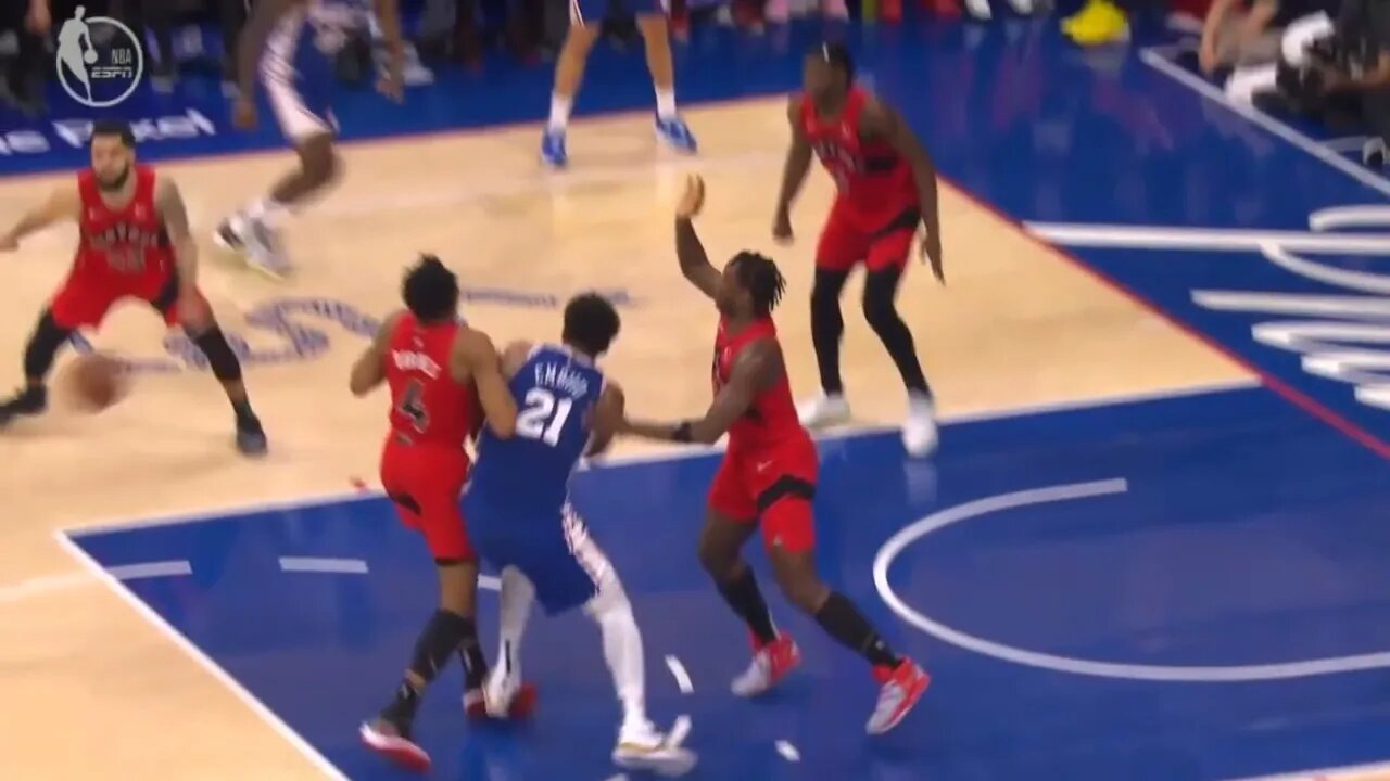 Joel Embiid Broke Scottie Barnes Ankle by his DIRTY Move.. I'm Done Bro !!!!!