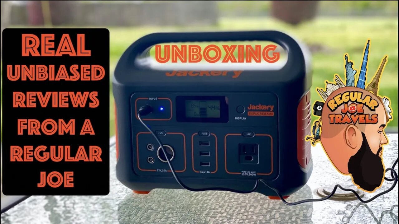 Unboxing of Jackery Explorer 500 + Charge Time - Mobile Power Station - Off Grid Camping - Vanlife