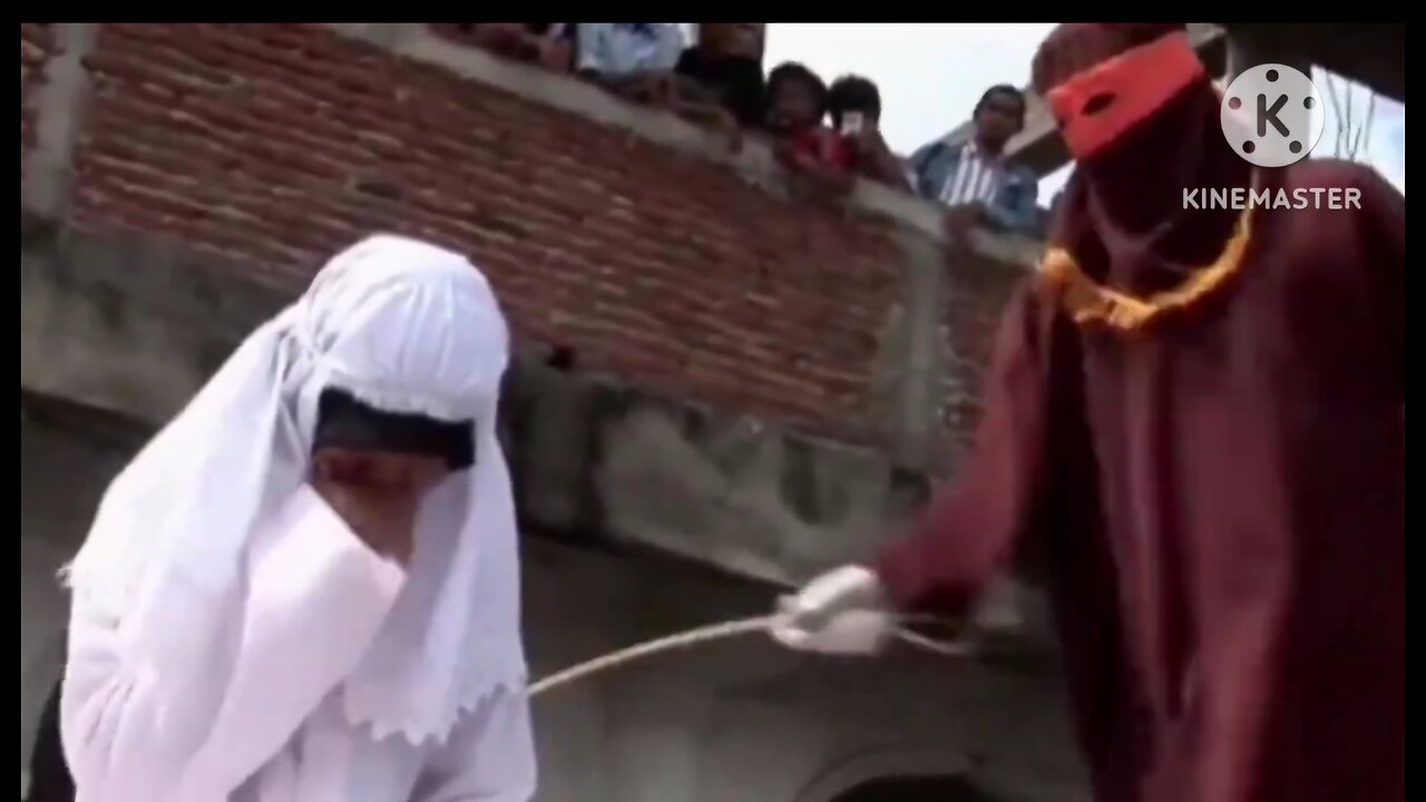 Disturbing: First video women gets 100 lashes for premarital affair. Sharia Law