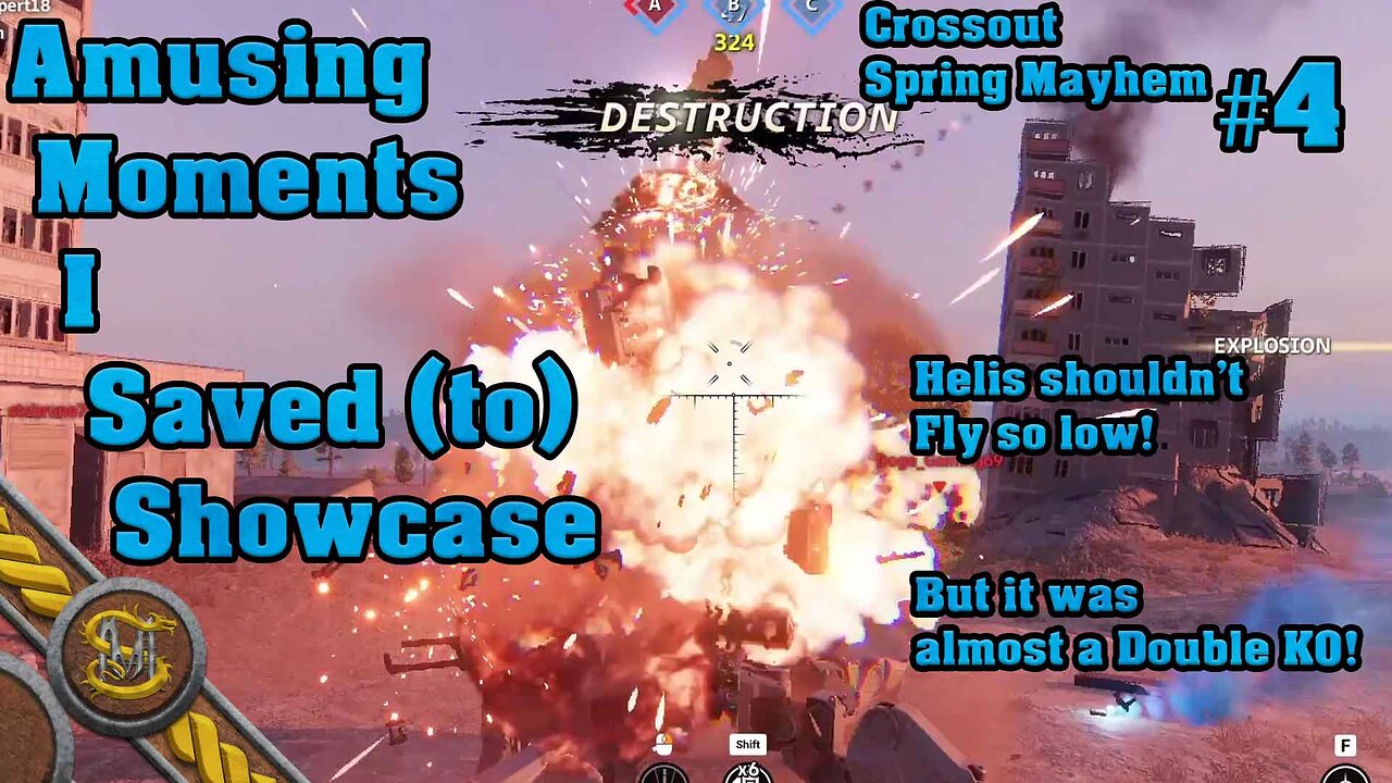 Swabcraft A. M.I.S.S 4, Crossout 4 Spring Mayhem (2023) Drove some Helis to Self Destruct here!