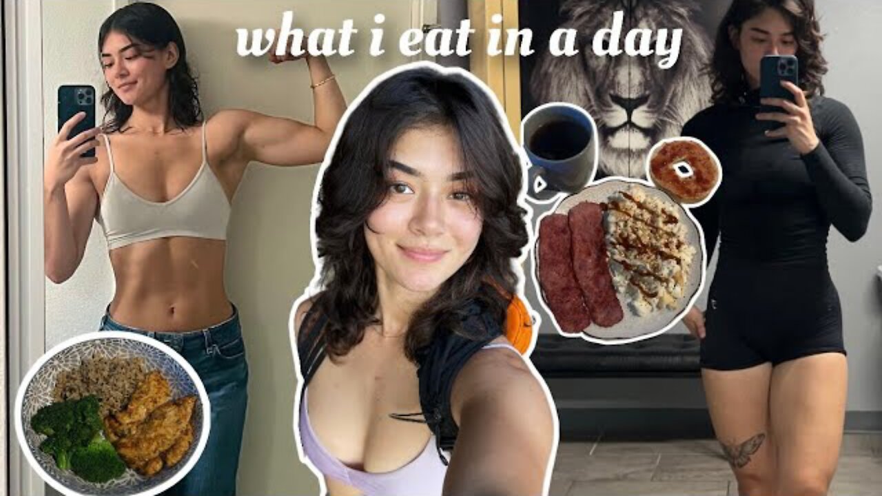 what I eat in a day to get LEAN and STRONG