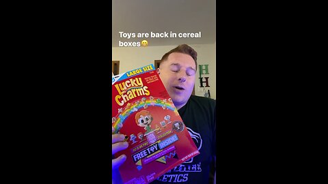 Free toys in cereal boxes🥹