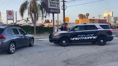 Hawthorne PD - Man Detained For Possible Hit and Run