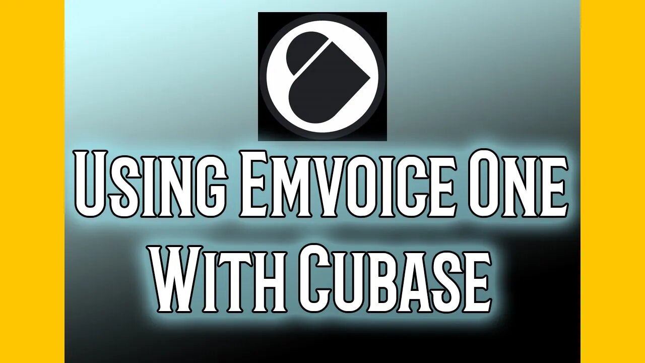How to use Emvoice One in Cubase Tutorial
