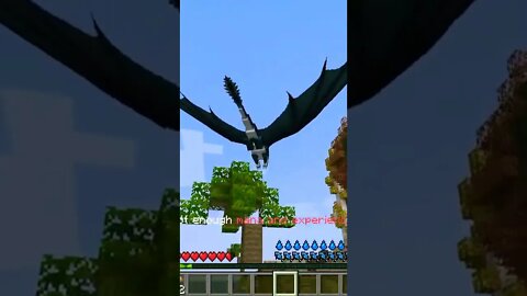 VIREI UM DRAGÃO NO MINECRAFT😱😱😱😱😱 #shorts #minecraft #gaming #youtubeshorts #viral