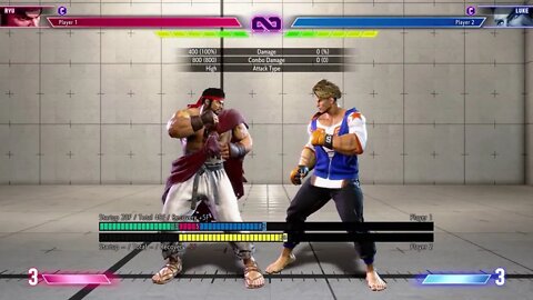 🕹🎮🥊Street Fighter 6 『ストリートファイター6』 Frame data in Training Mode...