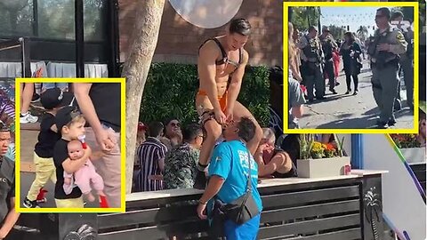 Sick Pedophile Cops and Children are Watching DC Pedophile LGBTQIA+ PORN Parade!