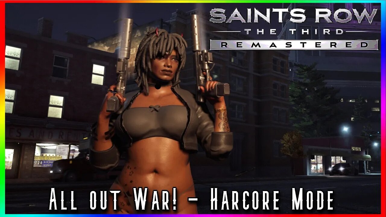 I'M FIGHTING FOR MY LIFE ON HARDCORE MODE - Saints Row 3 Hardcore Mode