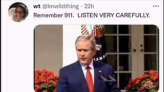 September 11th Shocking Admission from George W. Bush