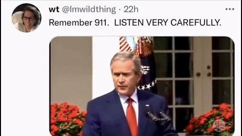 September 11th Shocking Admission from George W. Bush