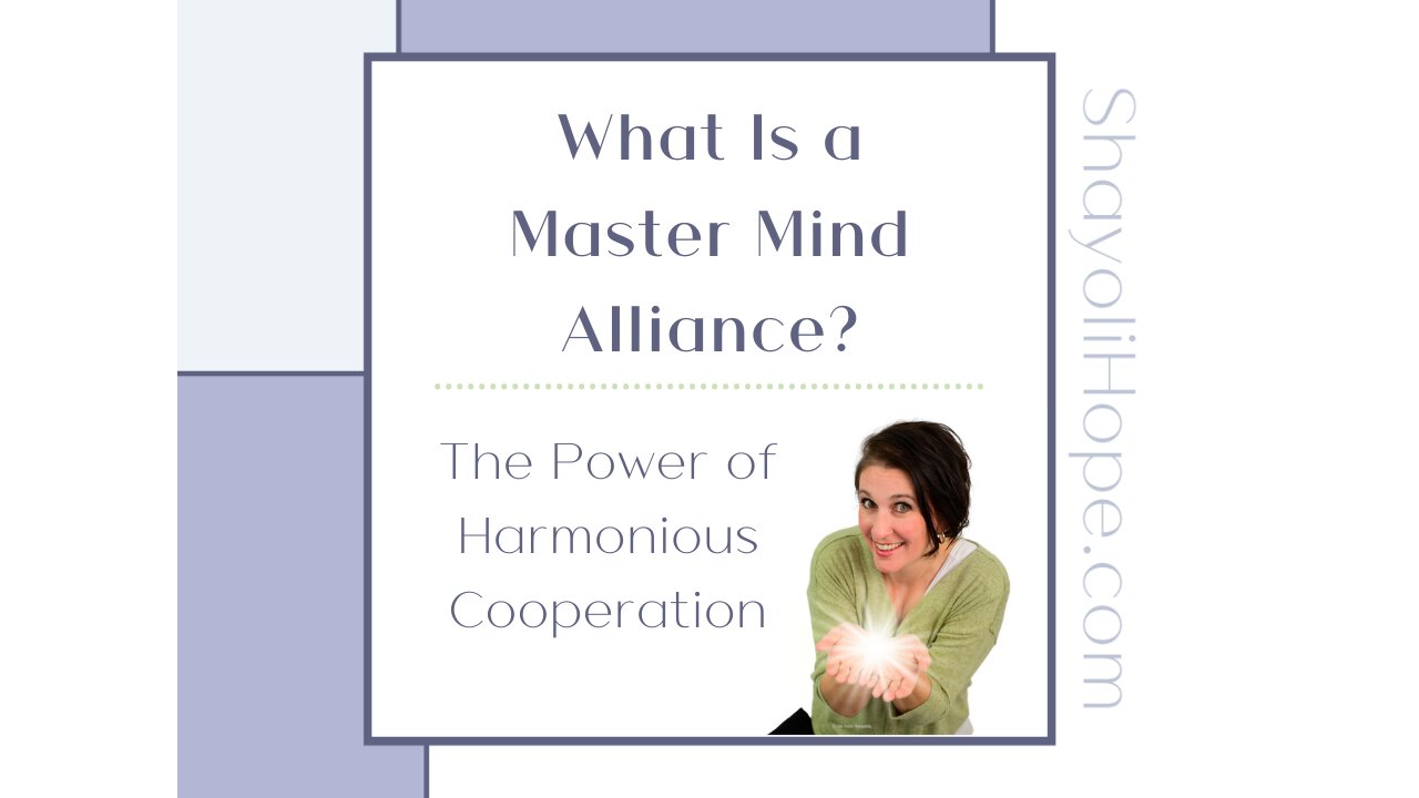 What is a Master Mind Alliance || 5 Minute Lessons From The Law of Success