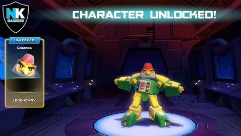 Angry Birds Transformers 2.0 - Preview Of New Character Cosmos - Max Level With Accessories