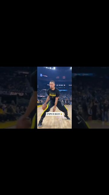 Steph is back for GAME 1