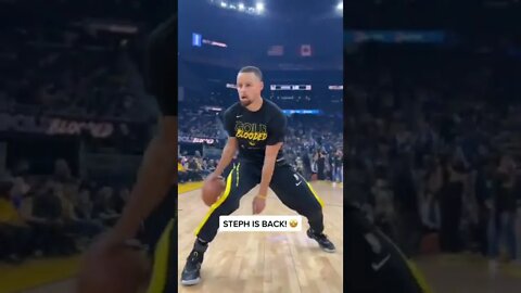 Steph is back for GAME 1