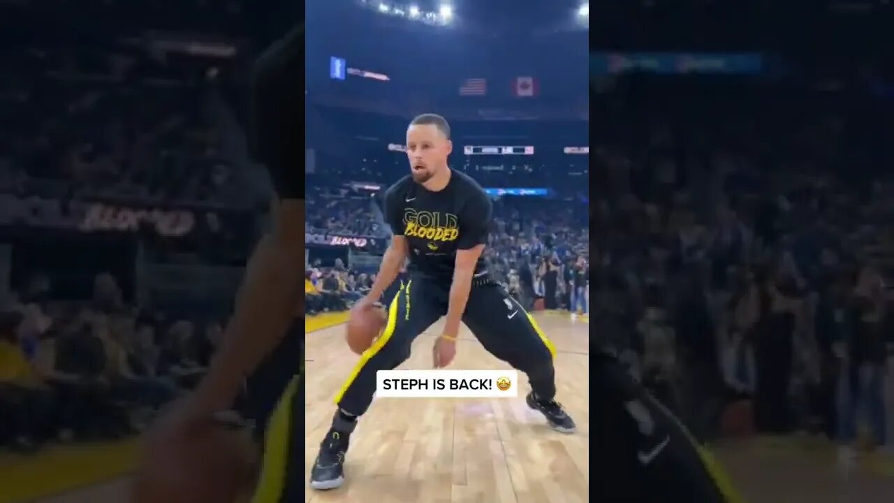 Steph is back for GAME 1