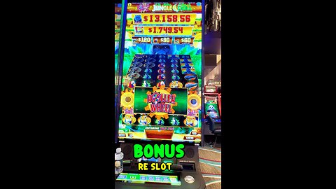 ROLLER WHEEL JUNGLE ROLL Slot Machine BONUS ! #slots #casino #casinogames #reslot #slotmachine