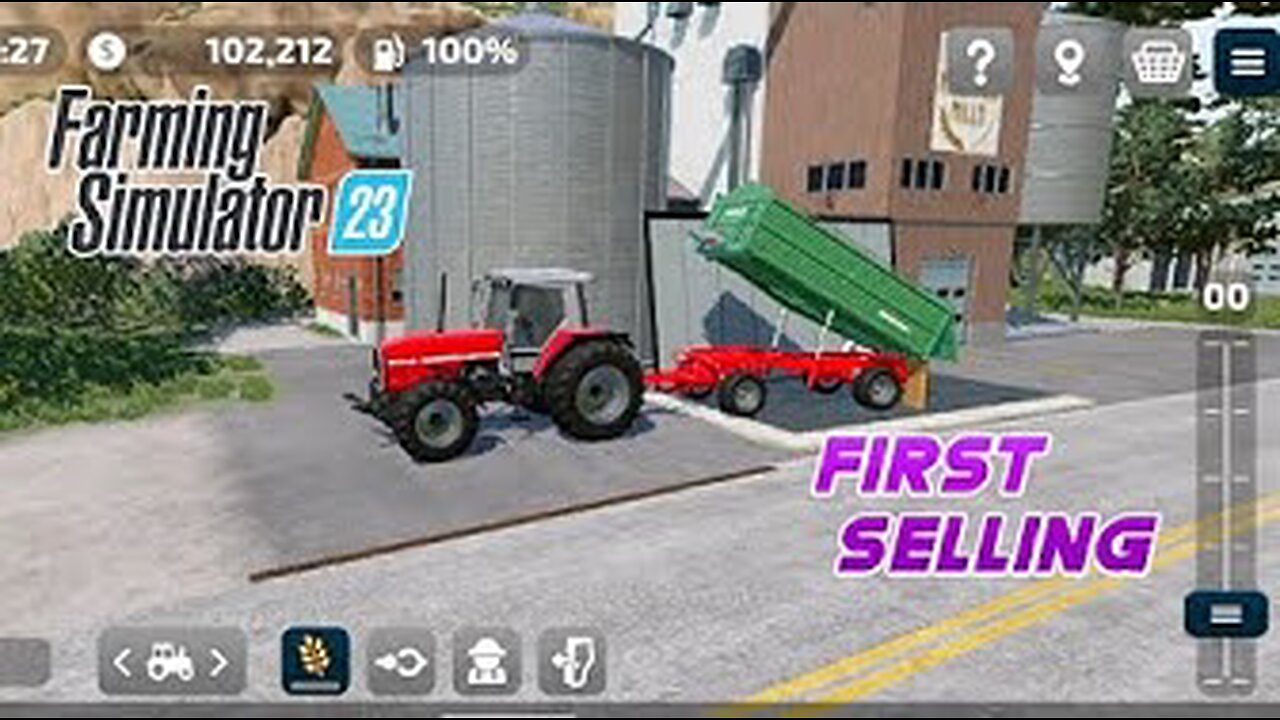 Farming Simulator 23 First Crop Selling | Fs 23 First Look Gameplay
