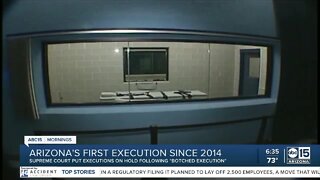 Why were executions on pause in Arizona for 8 years?