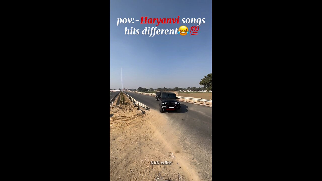 Thar with haryanvi song #thar #shorts #viral