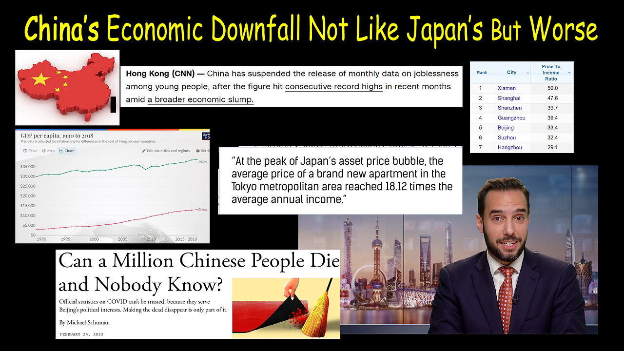 China’s Economic Downfall Not Like Japan’s But Worse