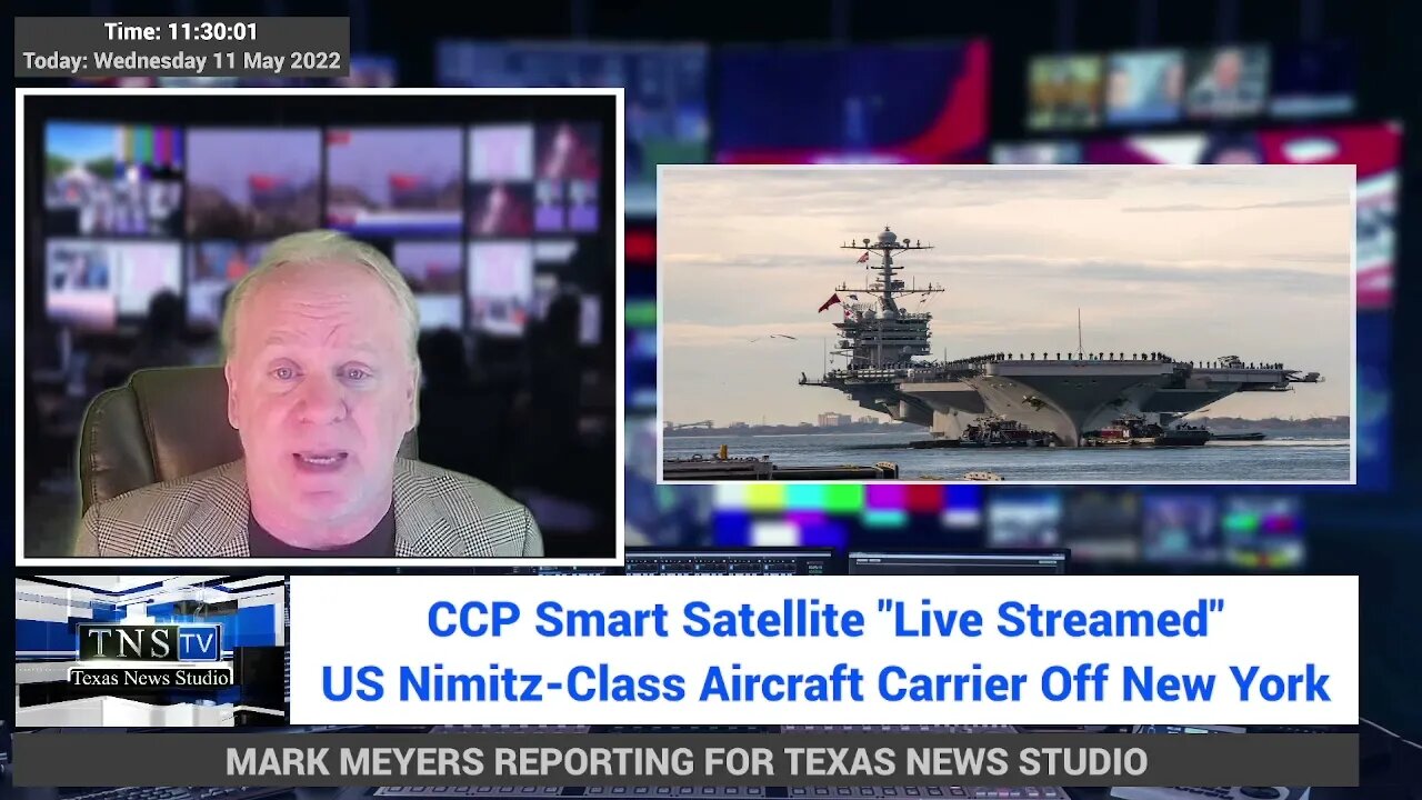 WHOA: CCP Smart Satellite "Live Streamed" US Nimitz-Class Aircraft Carrier Off New York