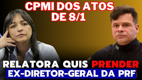 SENADORA ELIZIANE GAMA afirmou que o ex-diretor da PRF mentiu para CPMI do 8/1| QUASE DEU PRISÃO