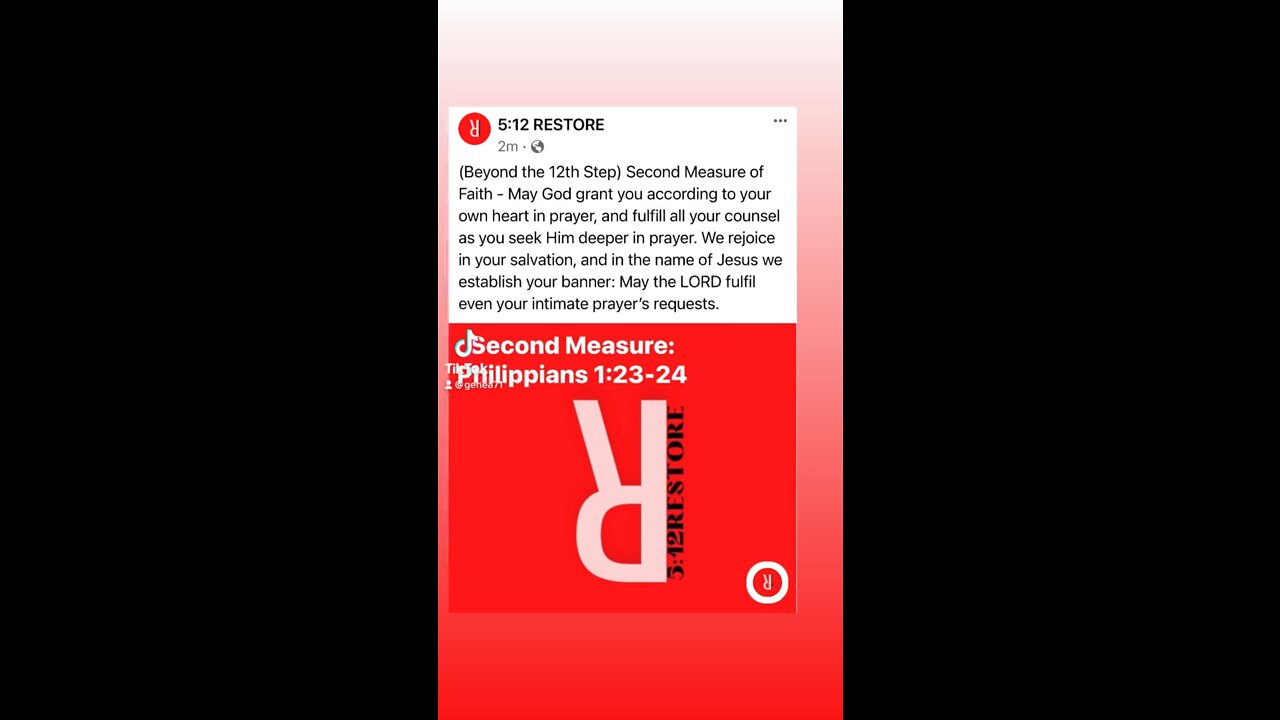 Second Measure of Faith! Recovery beyond the 12 steps