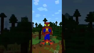 Spider-Man NO MINECRAFT 😱 😱 😱 😱 🔥😱🔥😱😱🔥🔥😱😱😱😱😱😱🕷🕷🕷#minecraft #shorts #spiderman #fypシ