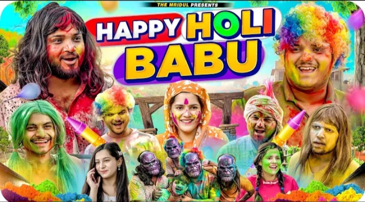 Happy Holi babu | Mridul & Nitin | comedy