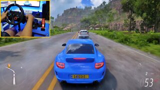 PORSCHE 911 SPORT CLASSIC - FORZA HORIZON 5 - Steering Wheel + Shifter G29