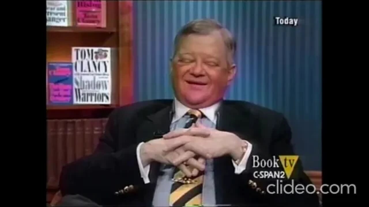 Propagandist fiction writer Tom Clancy speaks on his Jesuit education (Feb. 4, 2002)