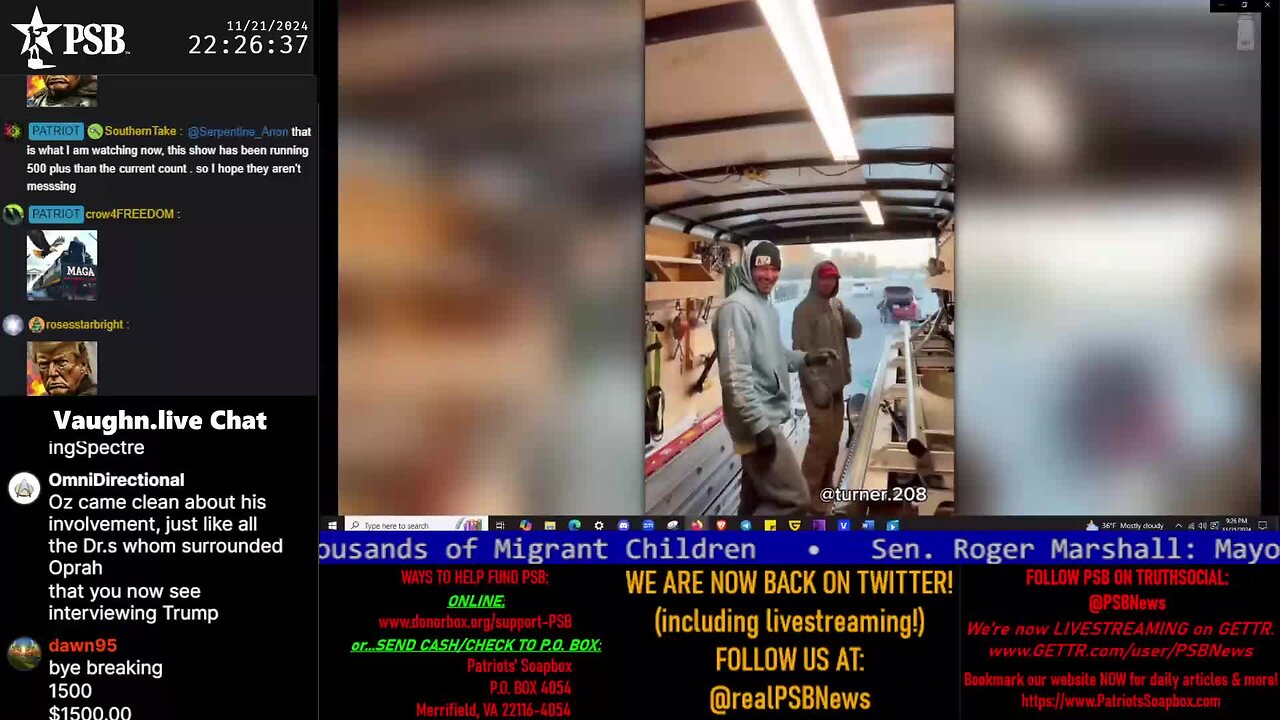 2024-11-21 22:22 EST - The MAGA Mullet Show: with MagaSwaga