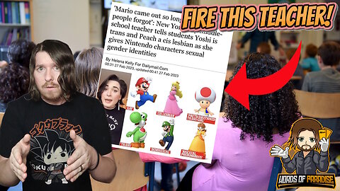 INSANE Teacher Uses Mario Bros. to Promote LGBT Message!?