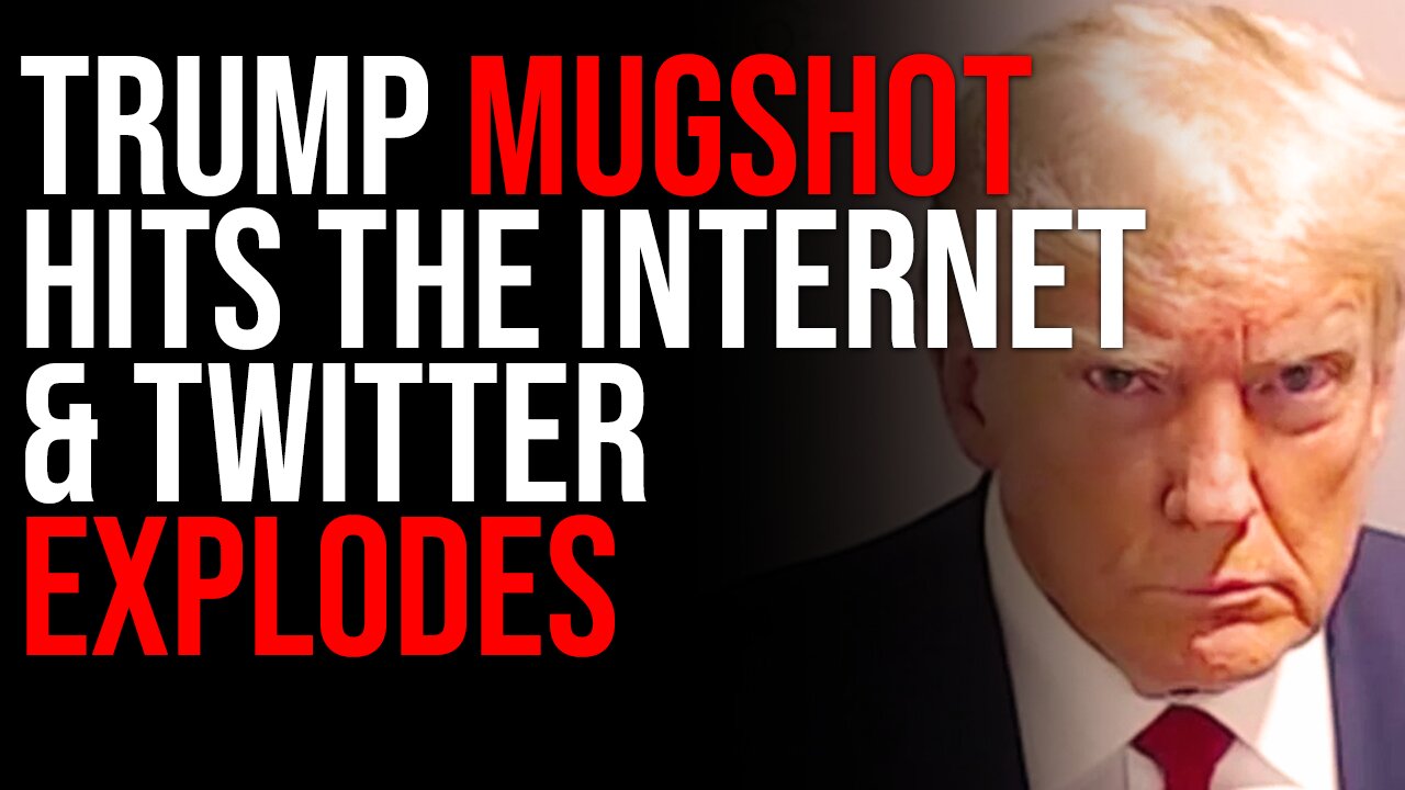 Trump Mugshot Hits The Internet & Twitter EXPLODES