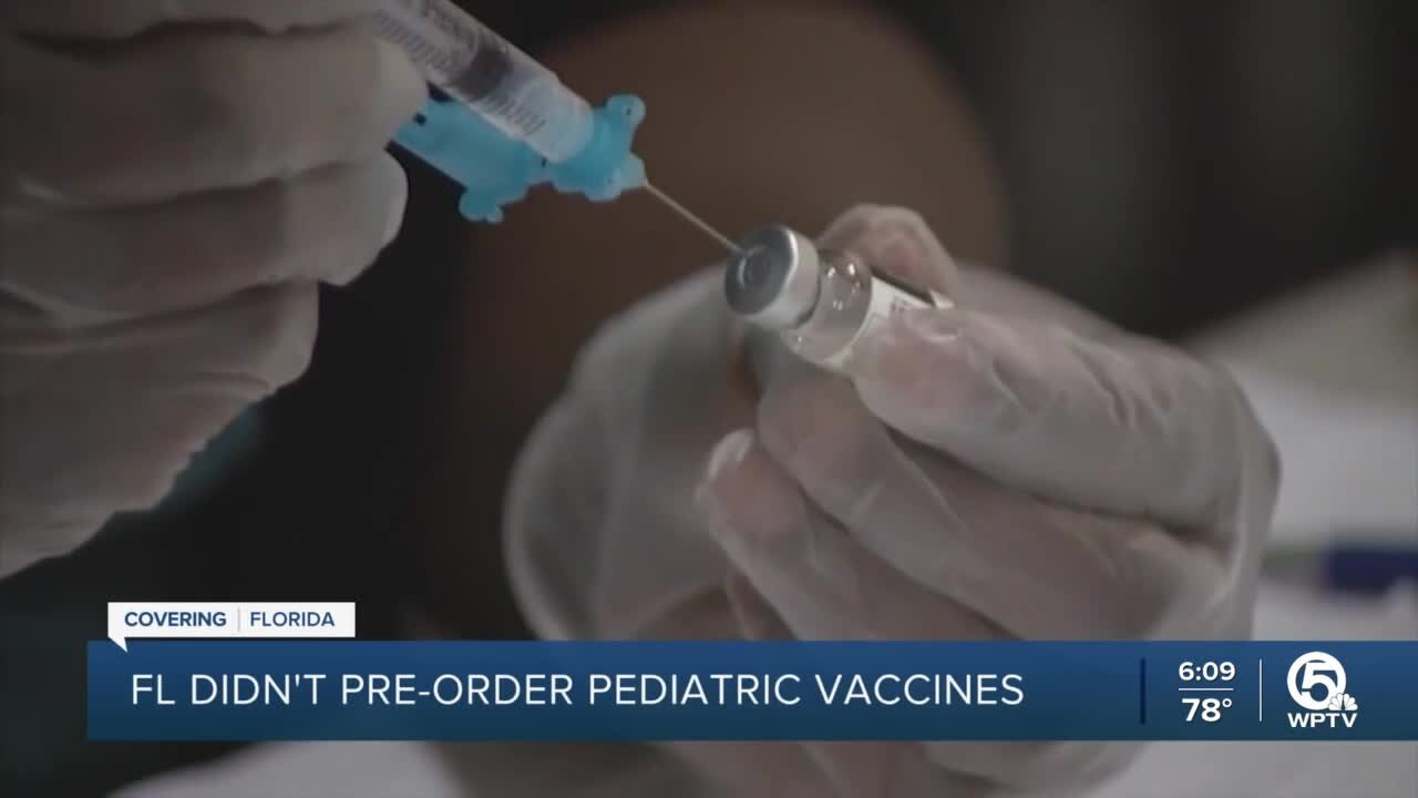 Florida the only state to skip pre-ordering Covid-19 vaccines for kids