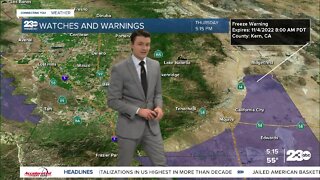 23ABC Evening weather update November 3, 2022