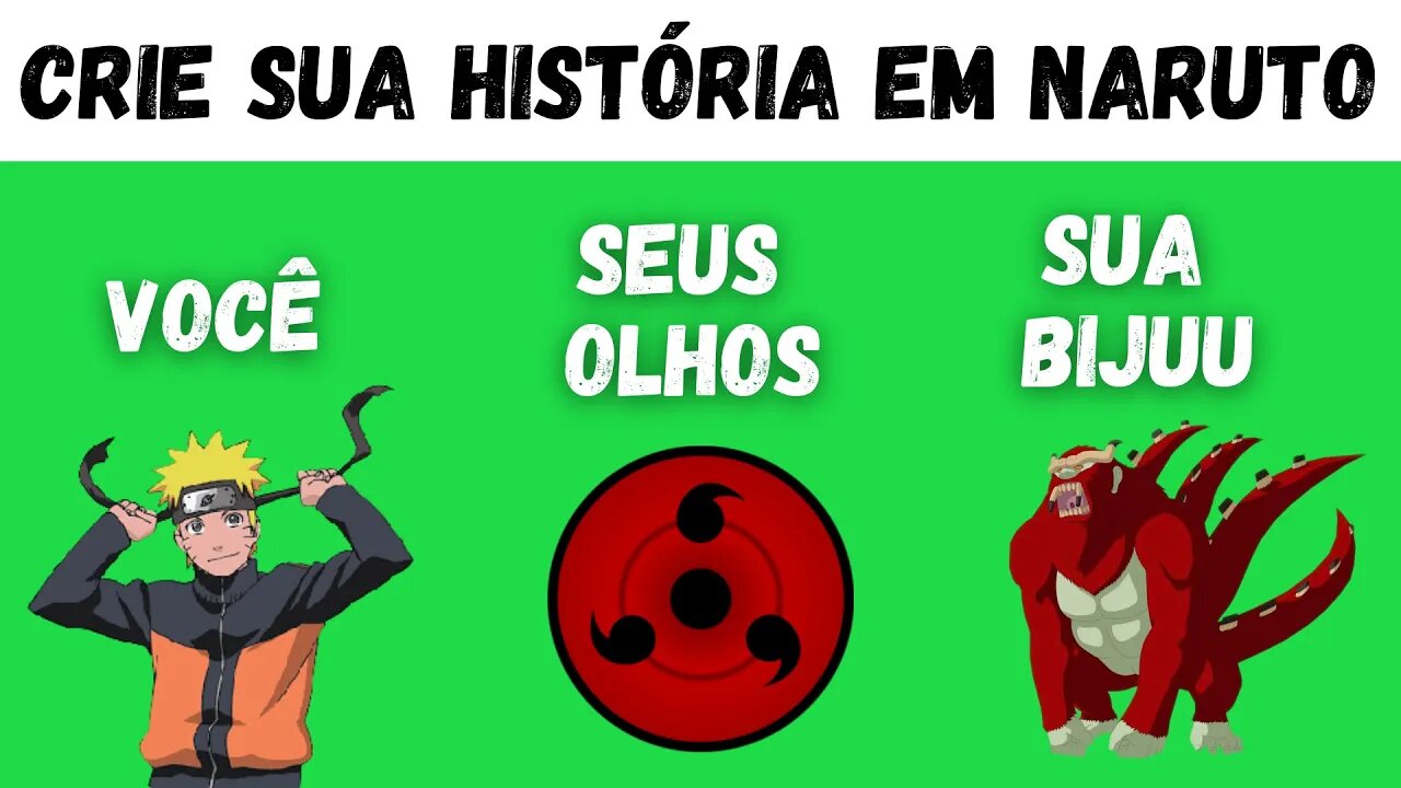 JOGO DO PAUSE NARUTO! CRIE SUA HISTÓRIA NO MUNDO DE NARUTO