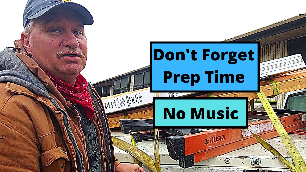 Don't Forget the Prep Time No Music