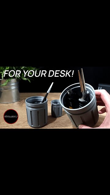 🖊 3D Printed Desk Accessories - 3D Printed Pen Holder - 3D Print Organizer