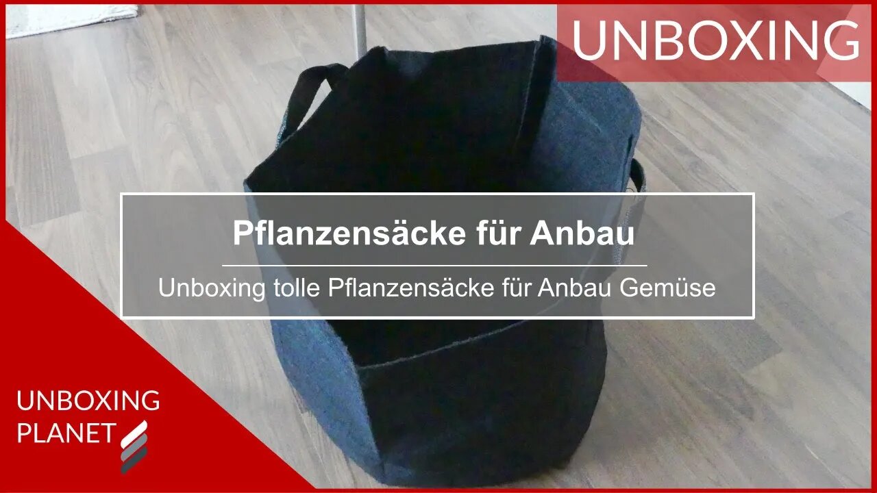 Tolle Pflanzensäcke für Kräuter und Gemüse - Unboxing Planet