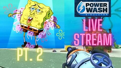 Cleaning up Bikini Bottom in PowerWash Simulator