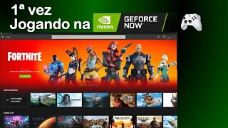 GeForce Now Jogando pela 1ª vez