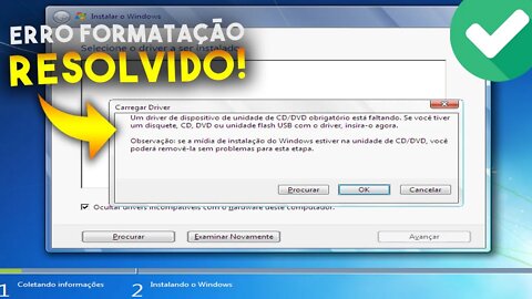 Como CORRIGIR ERRO Um driver de dispositivo de unidade CD/DVD obrigatório está faltando (ATUALIZADO)