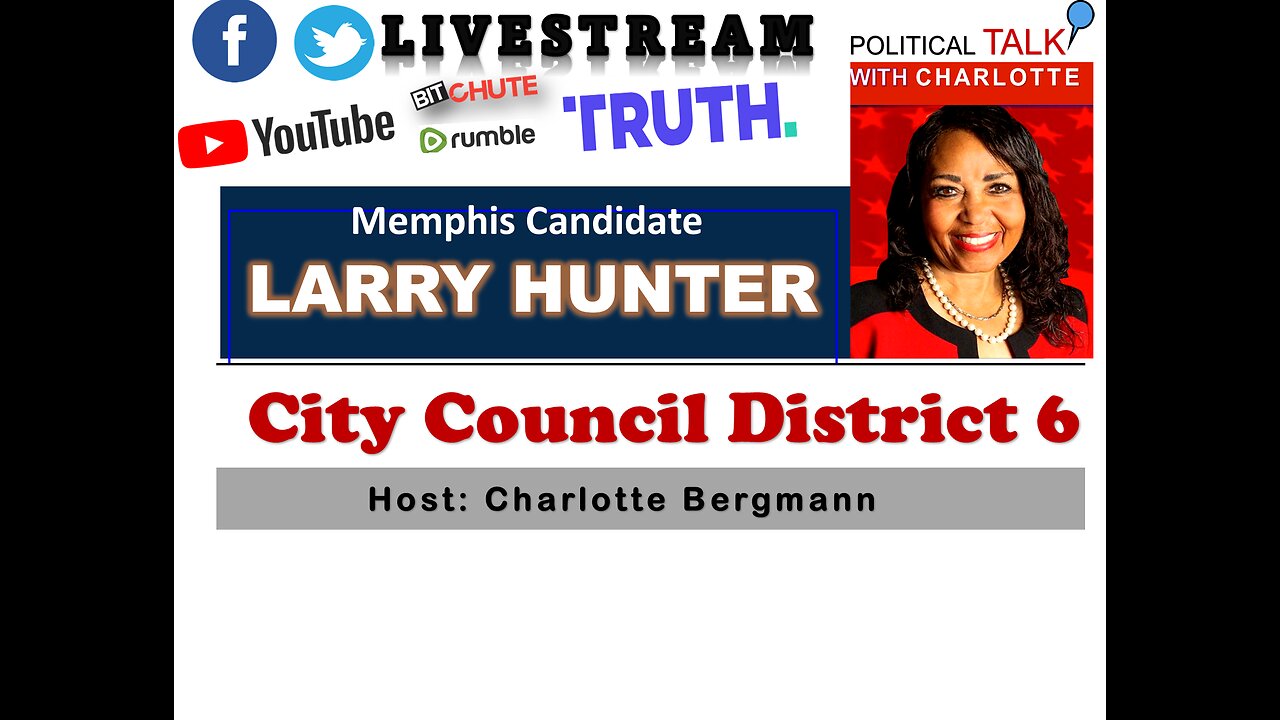 JOIN POLITICAL TALK WITH CHARLOTTE INTERVIEW WITH LARRY HUNTER