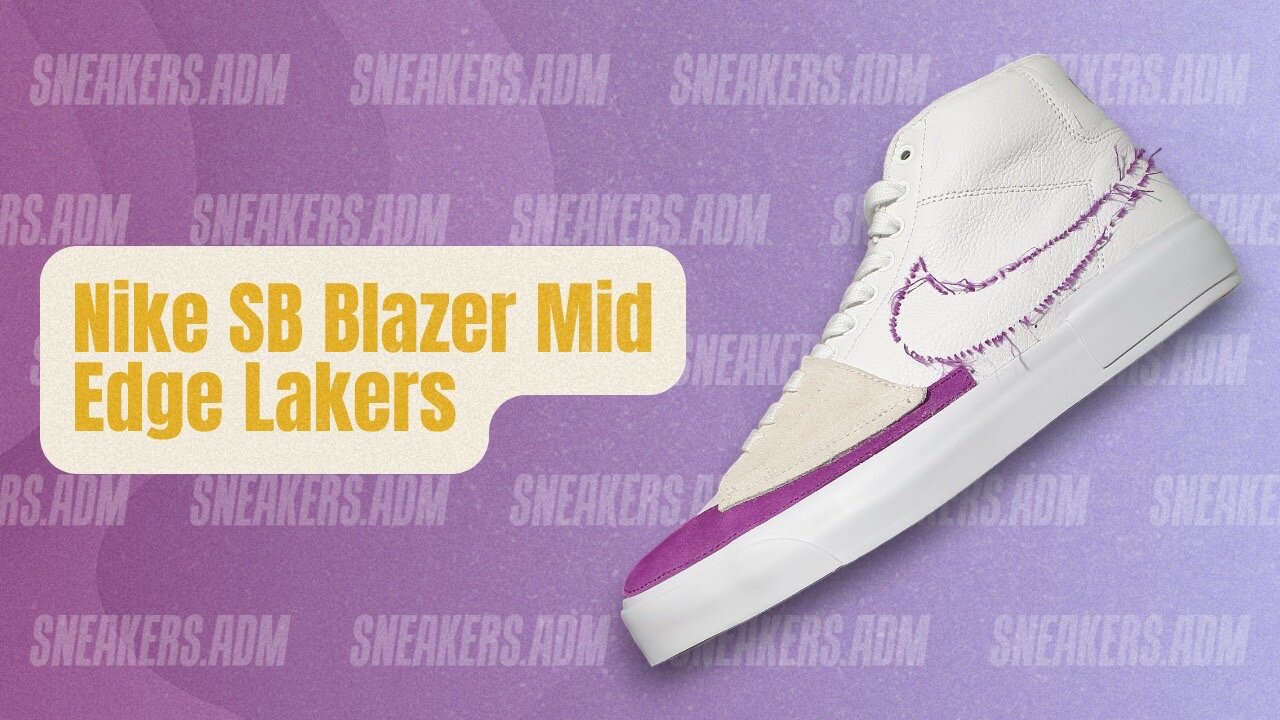 Nike SB Blazer Mid Edge Lakers - DA2189-100 - @SneakersADM