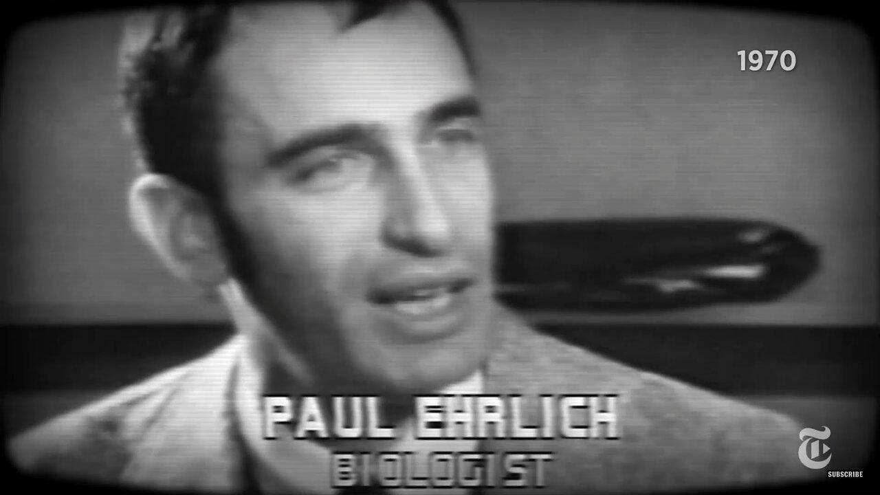 In 1970, biologist Paul Ehrlich