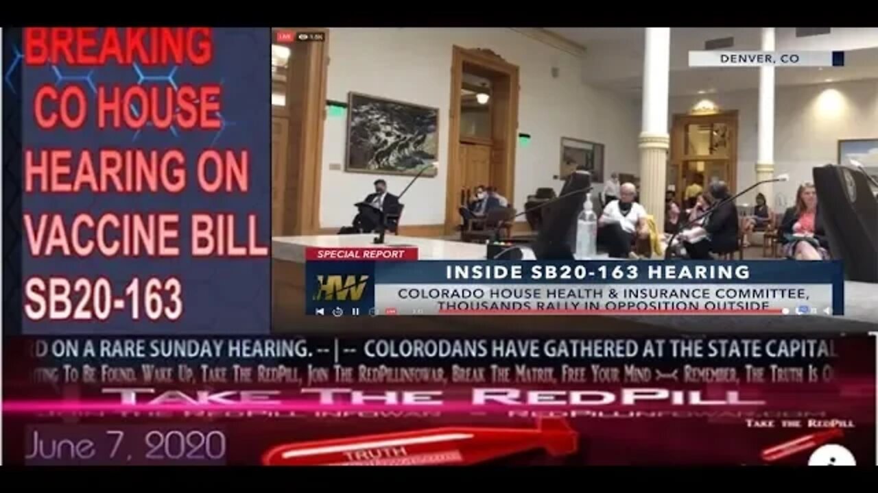 BREAKING: CO HOUSE HEARING ON VACCINE BILL SB20-163