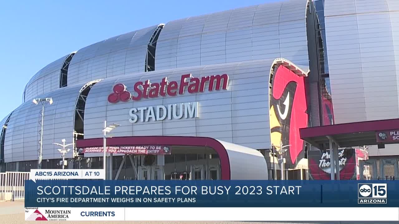 Scottsdale Fire Department officials ready for major Valley events kicking off 2023