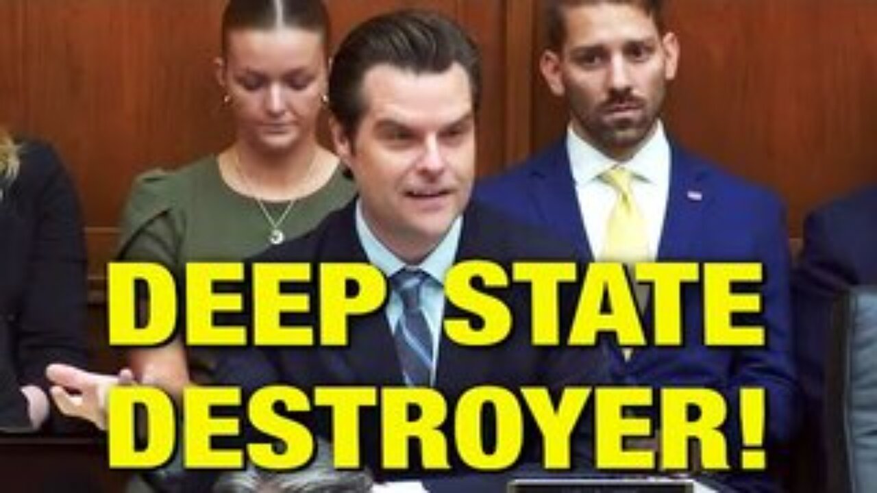 “Matt Gaetz MUST Be Confirmed & Here's Why!” – Scott Ritter